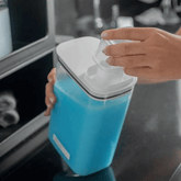 Pote Hermético Dispenser Flow Bege 2,3 Litros - Ela Decora